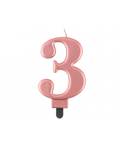 SVJEĆICA 3 ROSEGOLD