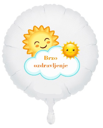 Folija balon "Brzo ozdravljenje"