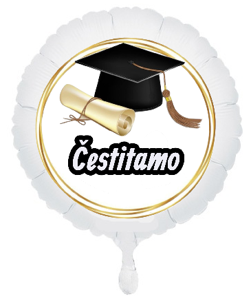 Folija balon za diplomu 46cm