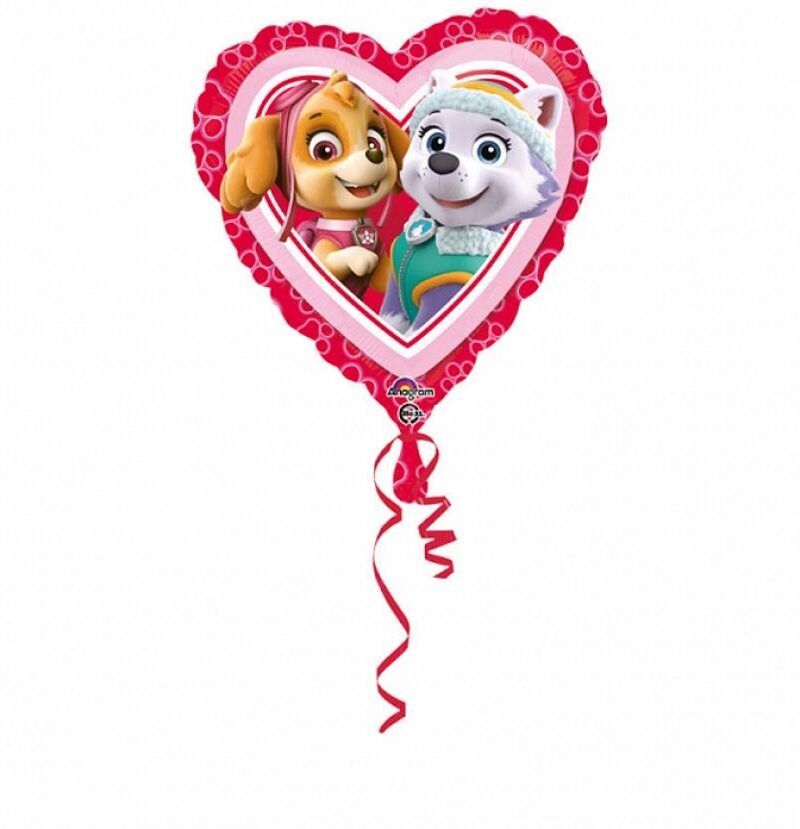 Folija balon 18'' - "Paw Patrol Love - Girl" KK