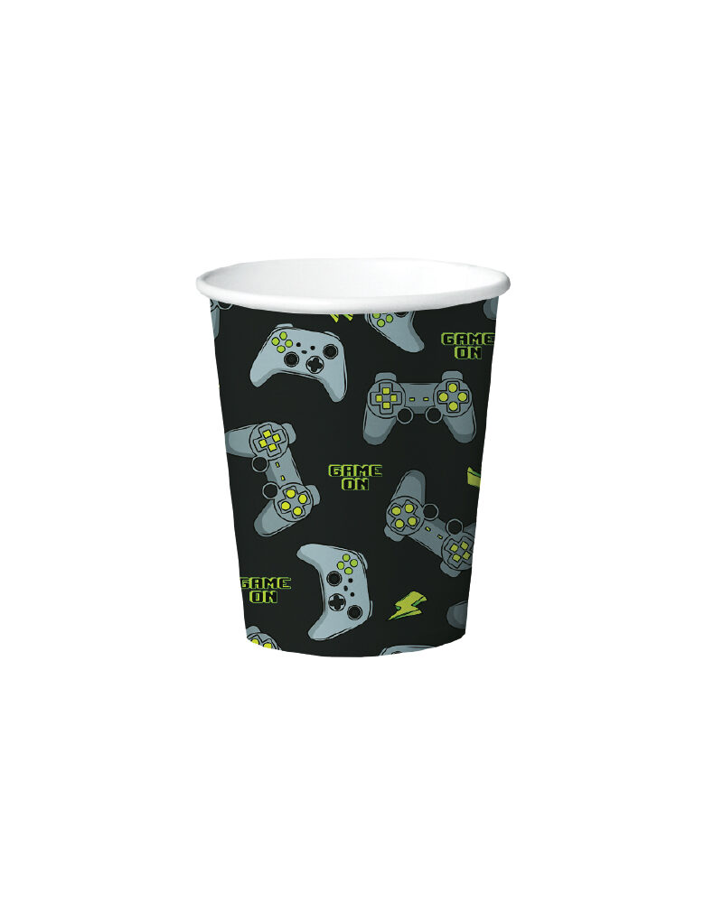 Gaming 8 papirnatih čaša 210ml FSC – Gaming