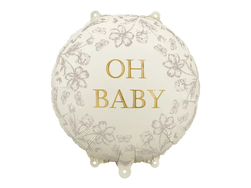 Folija balon u disku ''Oh Baby'', 35x35 cm