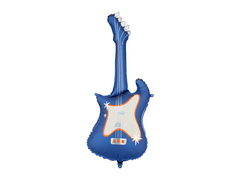 Folija balon Gitara, 41x105 cm, tamnoplava